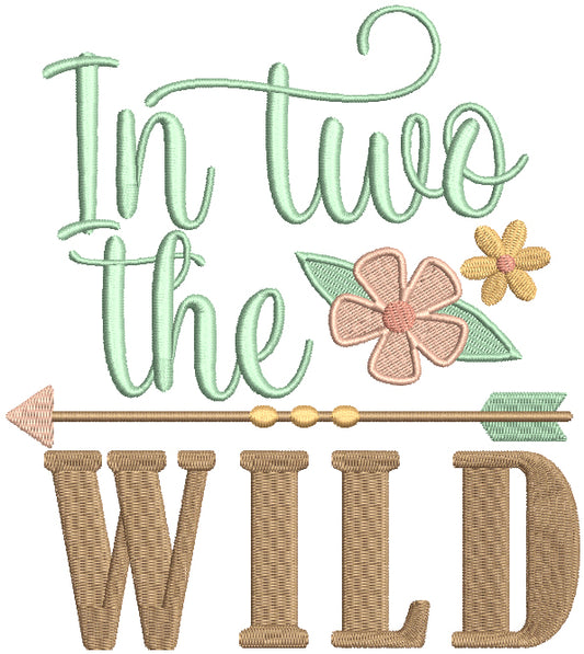 In Two The Wild Filled Machine Embroidery Design Digitized Pattern