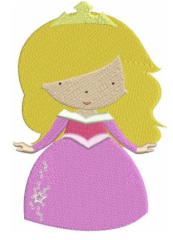 Instant Download Cute Princess Aurora's Little Cousin Machine Embroidery Design