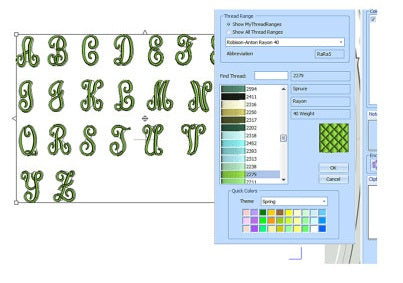 Instant Download Fancy Monogram Upper Case (A-Z) Machine Embroidery Font Design - 260 Files