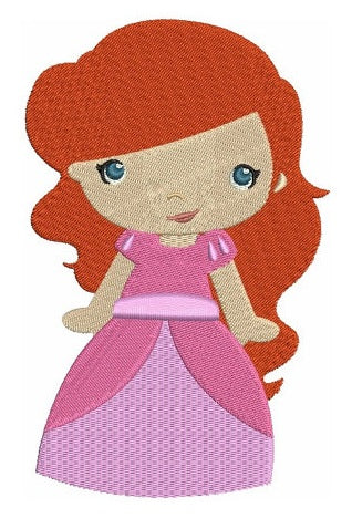 Instant Download Princess Ariel's Little Sister Machine Embroidery Design
