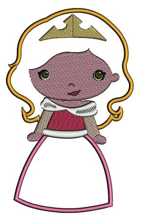 Instant Download Princess Aurora's Little Sister Machine Embroidery Applique Design