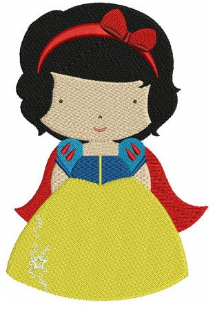 Instant Download Princess Snow White's Big Sister Machine Embroidery Design