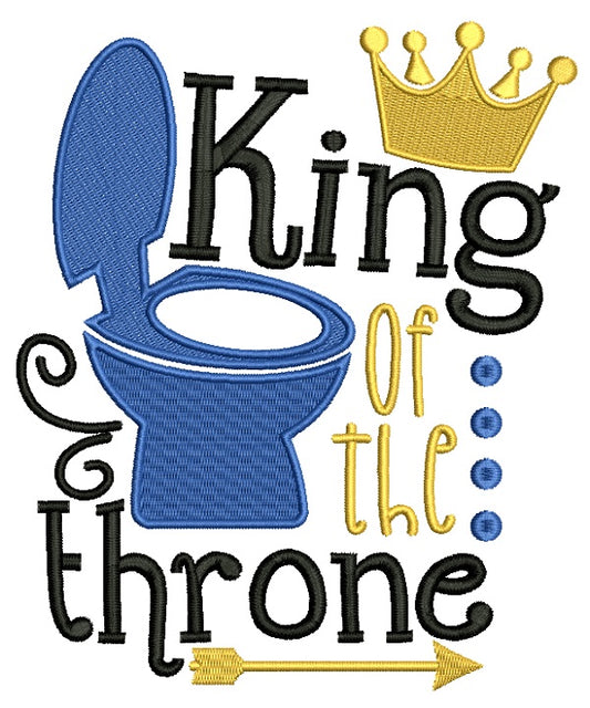King Of The Throne Filled Machine Embroidery Design Digitized Pattern