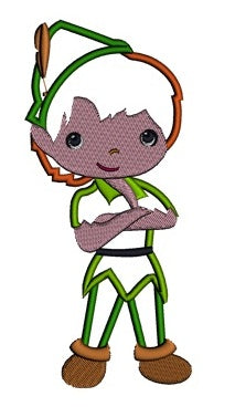 Looks Like Peter Pan Applique Digitized Machine Embroidery Design Digitized Pattern