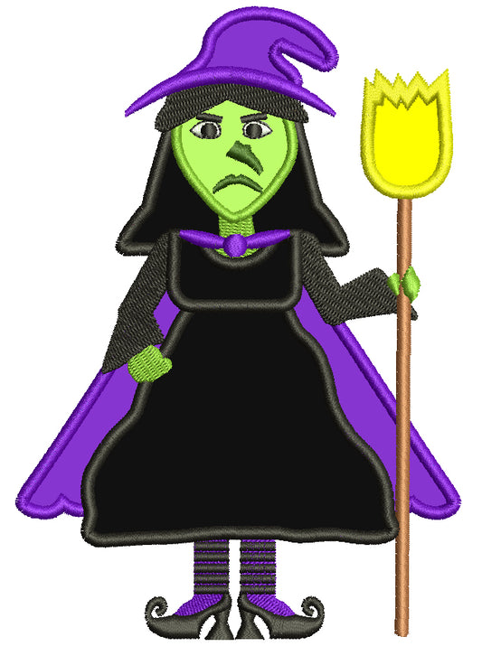 Looks Like Wicked Witch of the West from Wizard of OZ Applique Machine Embroidery Digitized Design Pattern