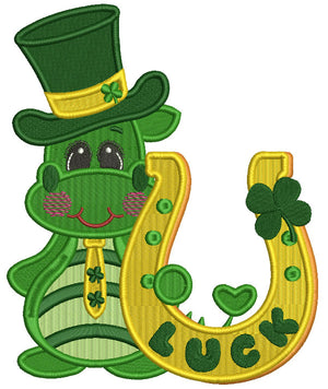 St. Patrick's Day Dinosaur Machine Embroidery Designs