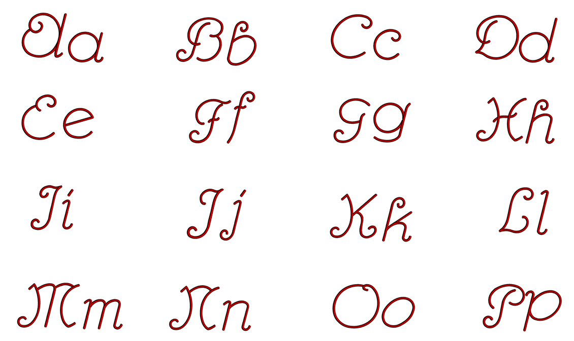 Melow Font Machine Embroidery Script Upper and Lower Case 1 2 3 inches ...