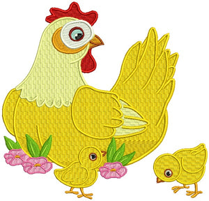 Chick Embroidery Designs