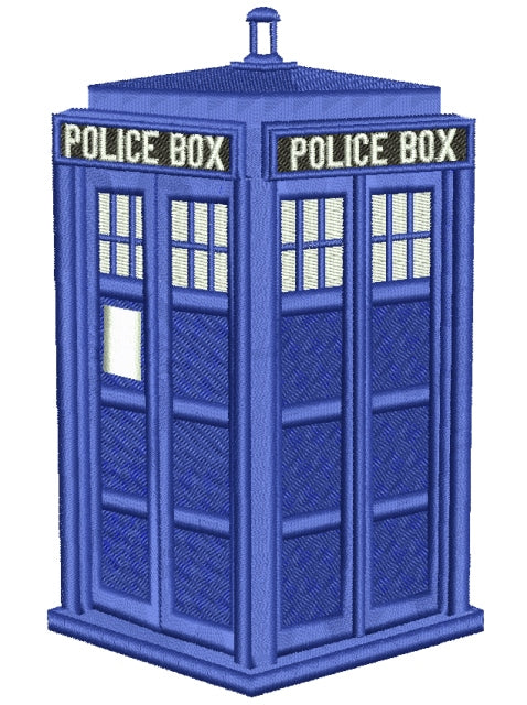 Police Box Machine Police Embroidery Designs – Embroiderymonkey
