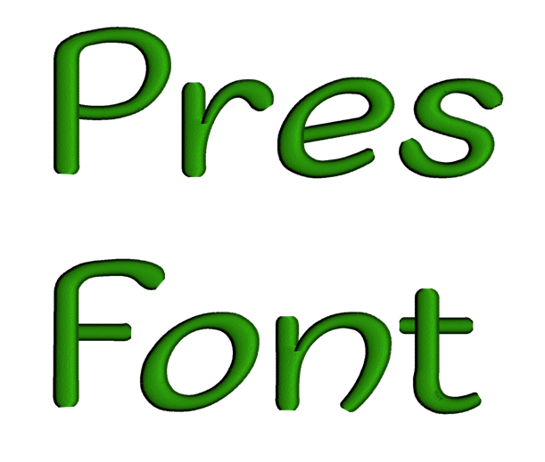 Press Font Machine Embroidery Script Upper and Lower Case 1 2 3 inches ...