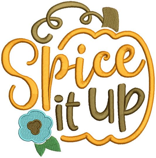 Spice It Up Filled Machine Embroidery Design Digitized Pattern