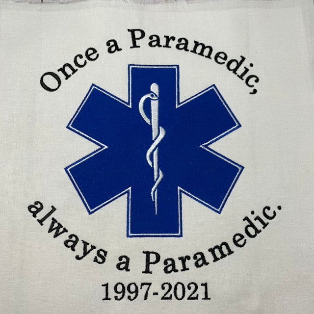 EMT Medic Paramedic Patch Embroidery Design Embroidery File 