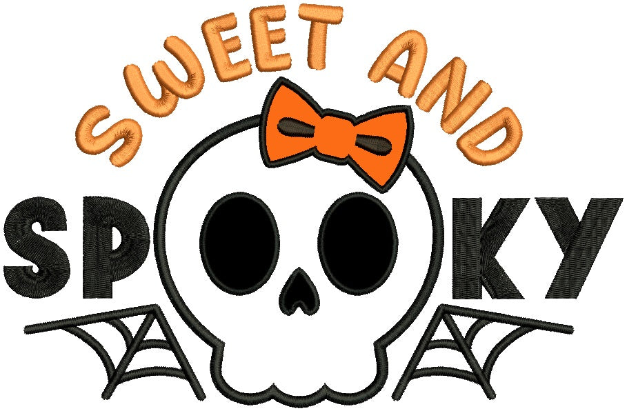 Sweet And Spooky Halloween Applique Machine Embroidery Design Digitized Pattern