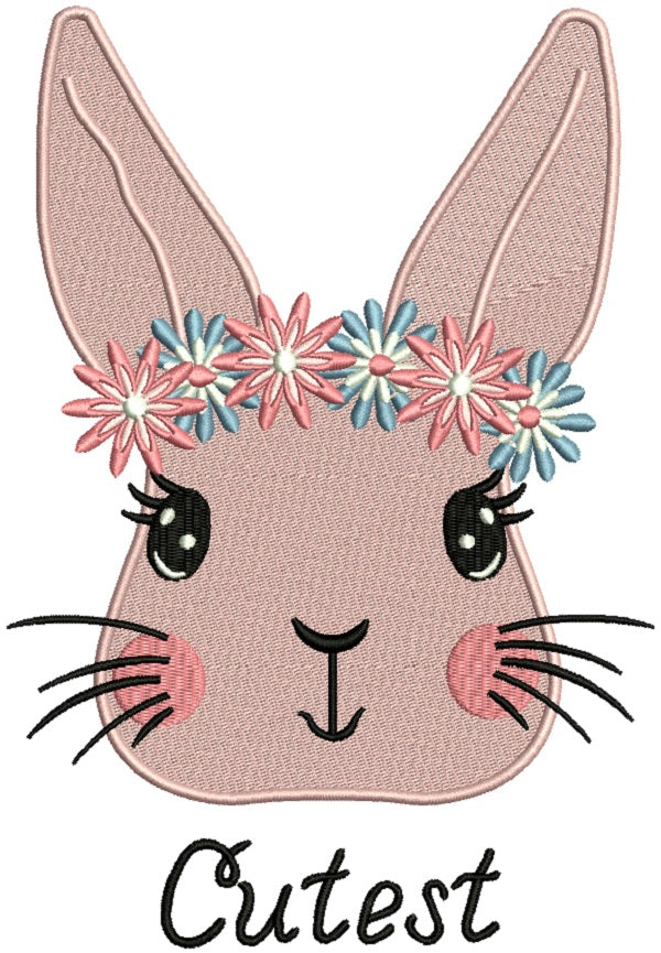 The Cutest Bunny Filled Machine Embroidery Design Digitized Pattern