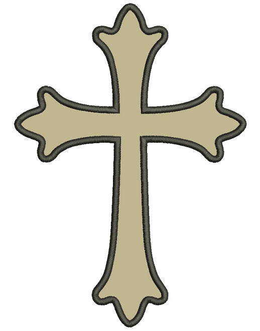 Simple Cross Patterns Simple Cross Silhouette Design 2 Openclipart