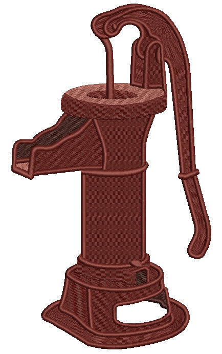 Water pump Filled Machine Embroidery Design Digitized Pattern