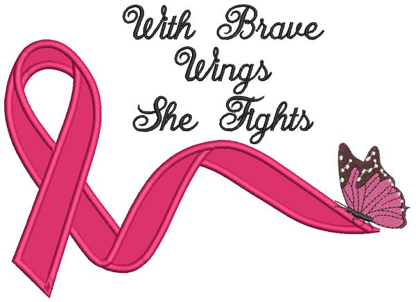 Brave Ribbon Cancer Awareness Embroidery Designs – Page 2 – Embroiderymonkey