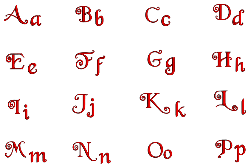 Wonder Font Machine Embroidery Script Upper and Lower Case 1 2 3 inche ...
